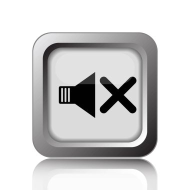 Ses simge yok. Beyaz arka plan üzerinde Internet düğmesi