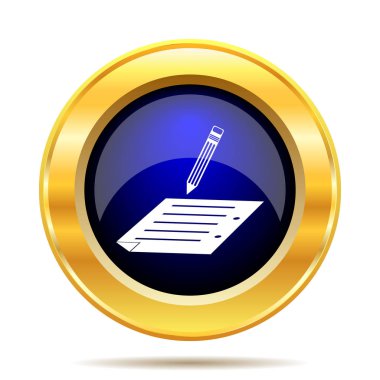 Simgesi abone. Beyaz arka plan üzerinde Internet düğmesi