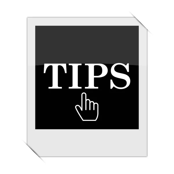 Tips icon — Stock Photo, Image