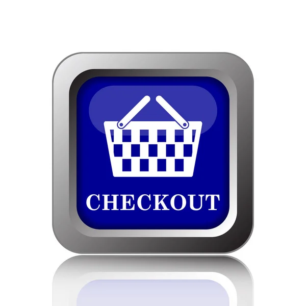 Ícone de checkout — Fotografia de Stock