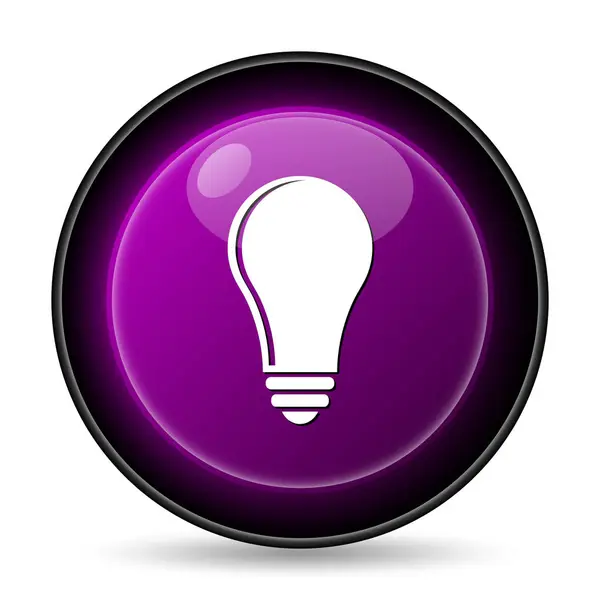 Žárovka - myšlenka ikonu — Stock fotografie