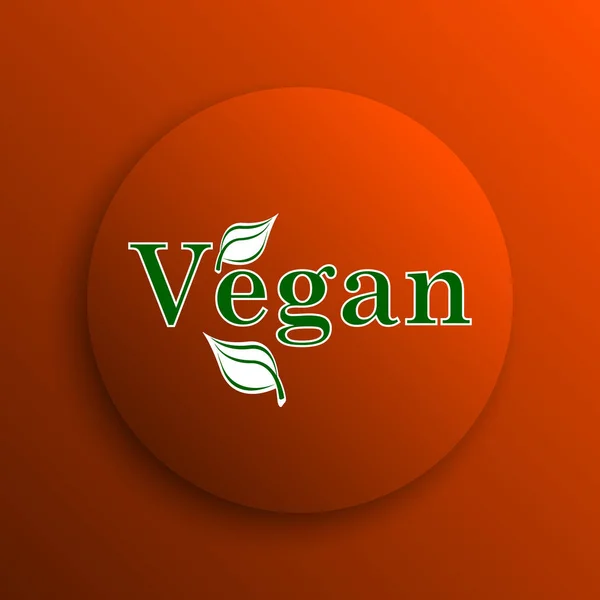 Ícone vegan — Fotografia de Stock