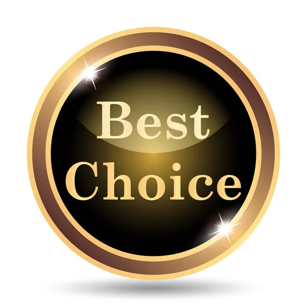 Best choice icon. Internet button on white background