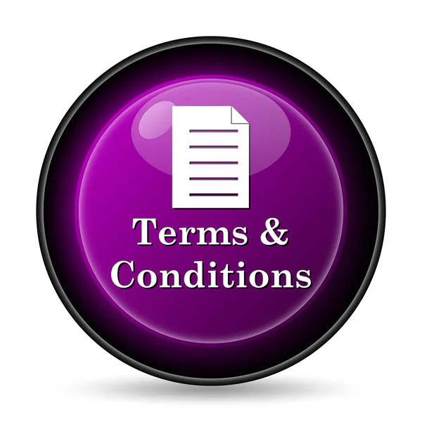 Terms and conditions icon — Stock Photo, Image