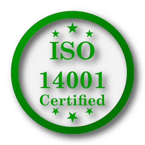 Иконка ISO14001 — стоковое фото