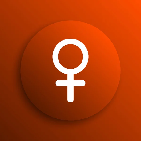 Icono de signo femenino — Foto de Stock