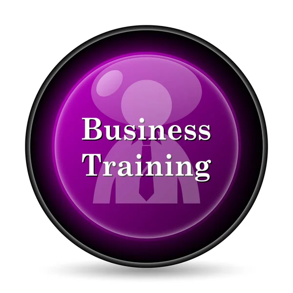 Business Training Icon Internet Button White Background — Stock Photo, Image