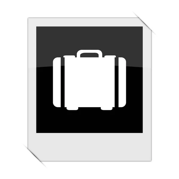 Значок чемодана — стоковое фото