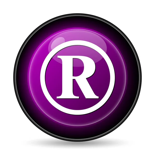 Registered mark icon — Stock Photo, Image