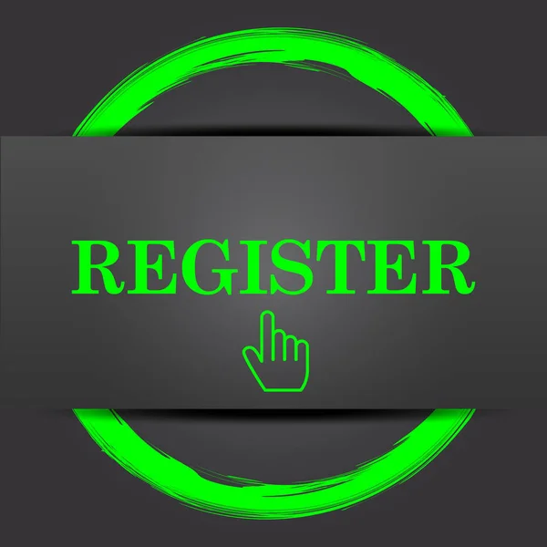 Registersymbol — Stockfoto
