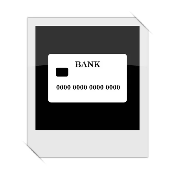 Card Icon Photo White Backgroun — Stock Photo, Image