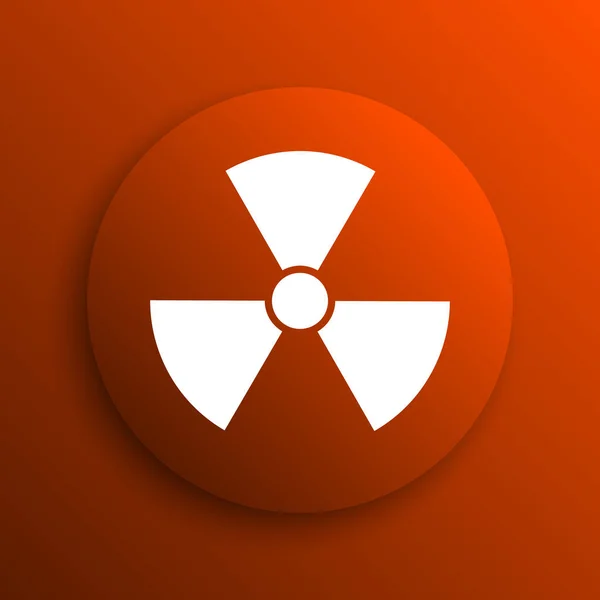 Záření ikona — Stock fotografie