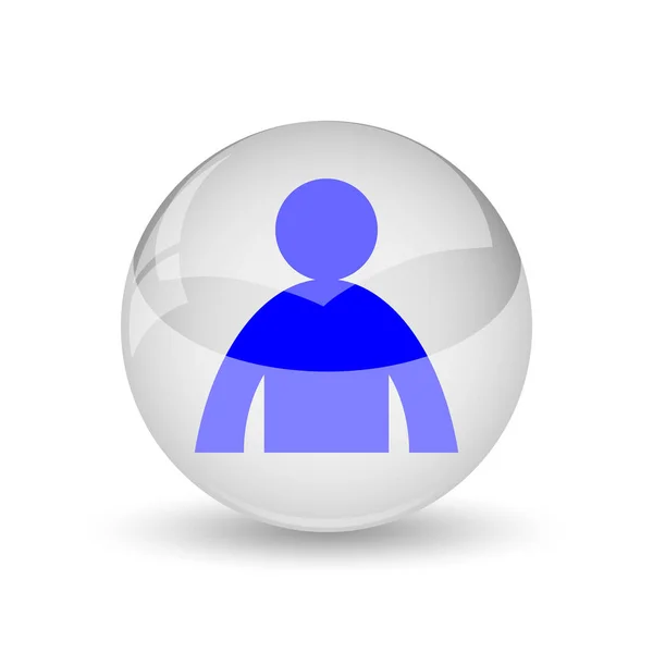 User Profile Icon Internet Button White Background — Stock Photo, Image