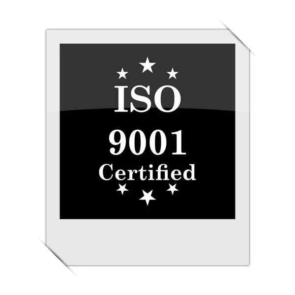 Icona ISO9001 — Foto Stock