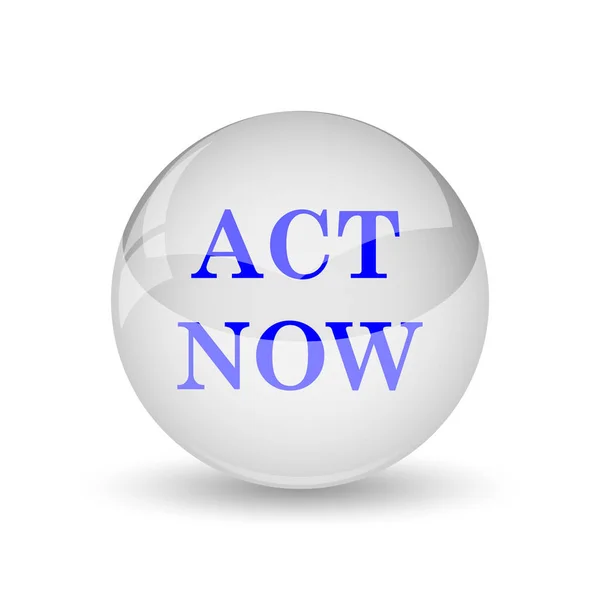 Act now icon — Stock Photo, Image