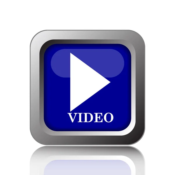 Het afspelen van video-pictogram — Stockfoto
