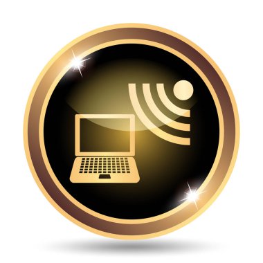 kablosuz dizüstü bilgisayar simgesi