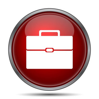 Evrak Çantası'nı simgesi. Beyaz arka plan üzerinde Internet düğmesi