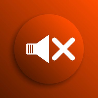 Ses simge yok. Portakal adam Internet düğmesini