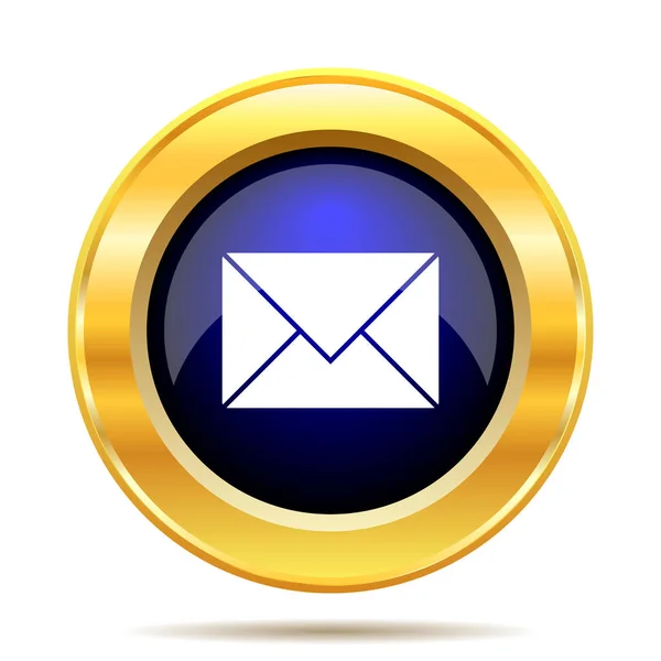 E-mail icon. Internet button on white background