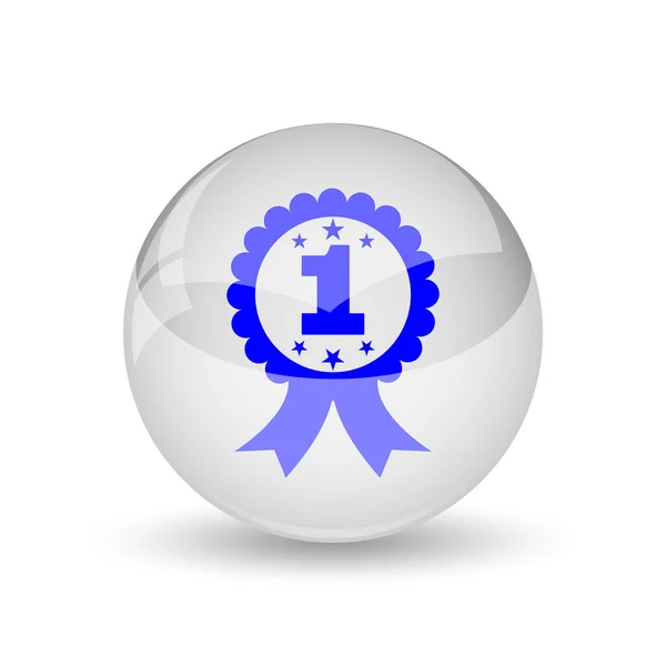 First prize ribbon icon — Stock Photo, Image