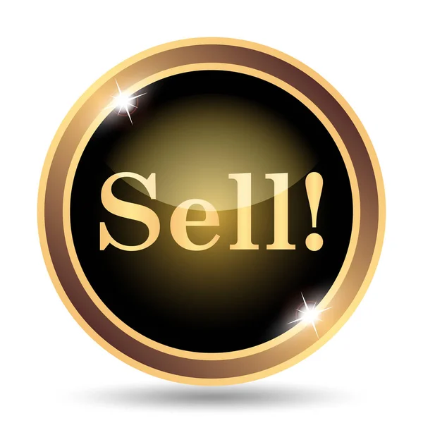 Sell Icon Internet Button White Background — Stock Photo, Image