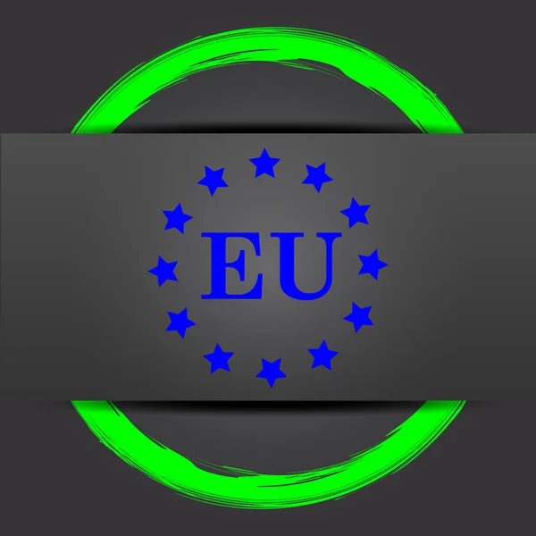 Икона Европейского союза — стоковое фото