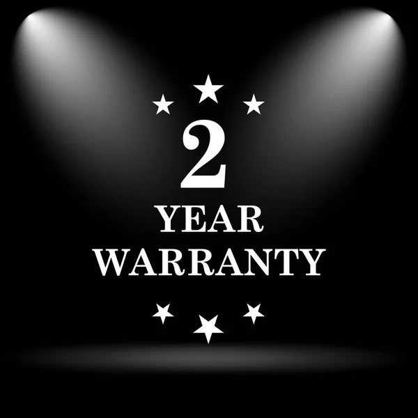 2 year warranty icon — Stock Photo, Image