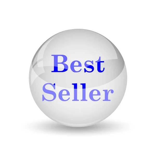 Icona Del Best Seller Pulsante Internet Sfondo Bianco — Foto Stock