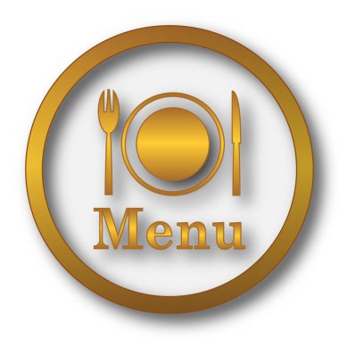 Menü simgesini. Beyaz arka plan üzerinde Internet düğmesi