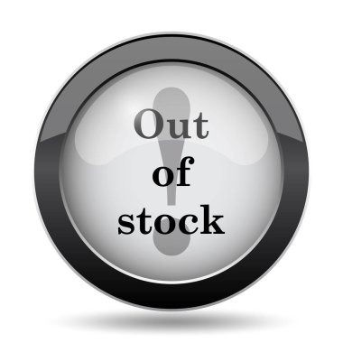 Hisse senedi simgesi dışında. Beyaz arka plan üzerinde Internet düğmesi