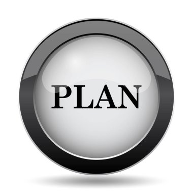 Planı simgesi. Beyaz arka plan üzerinde Internet düğmesi