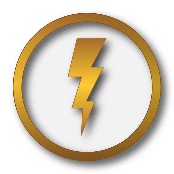 Lightning icon — Stock Photo, Image