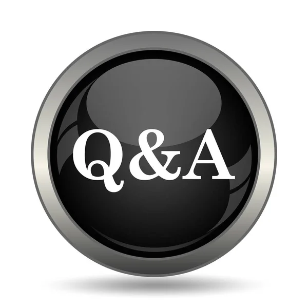 Ikona Q&A — Zdjęcie stockowe