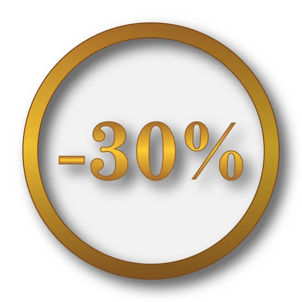 30 percent discount icon — Stock Photo, Image