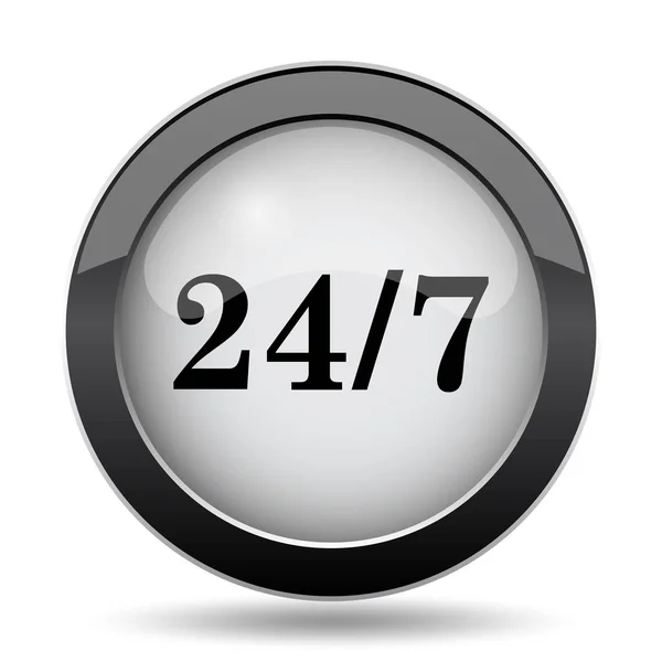 24 7 icon — Stock Photo, Image