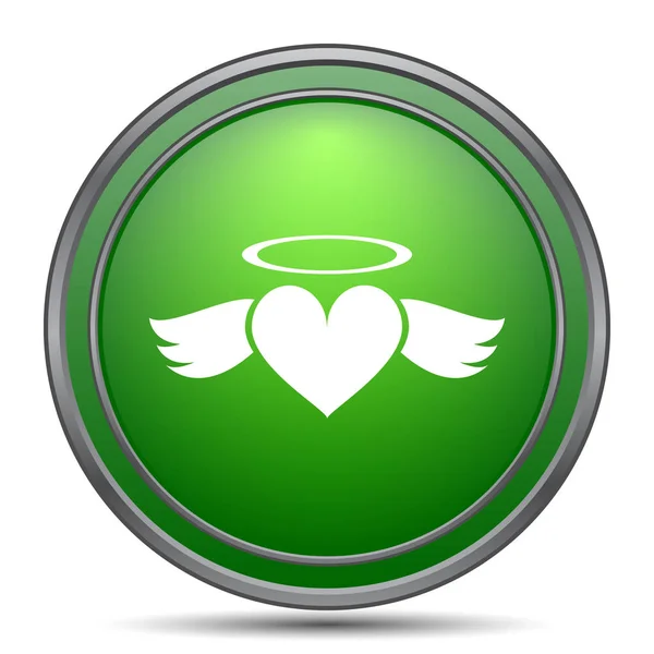 Hart angel pictogram — Stockfoto