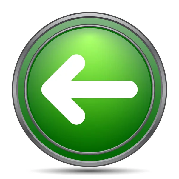 Left arrow icon — Stock Photo, Image