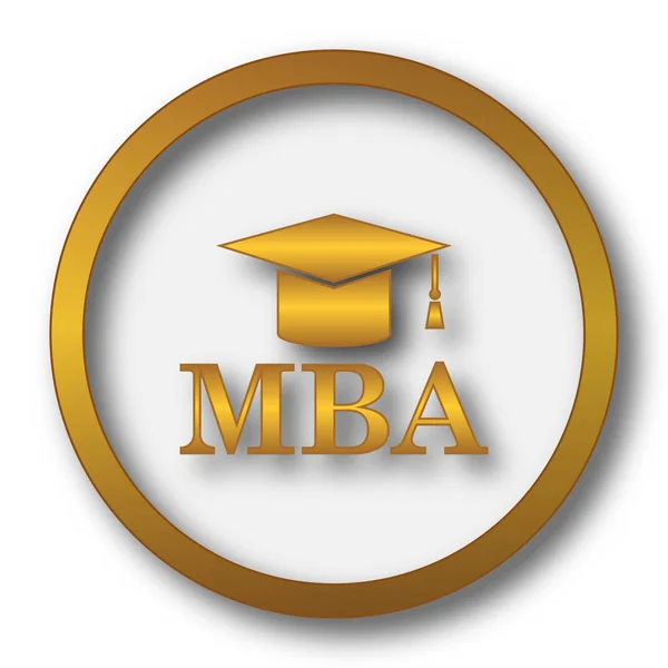 Піктограма Mba Кнопка Інтернету Білому Тлі — стокове фото