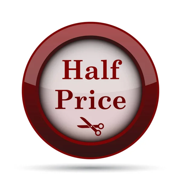 Half price icon — Stock Photo, Image