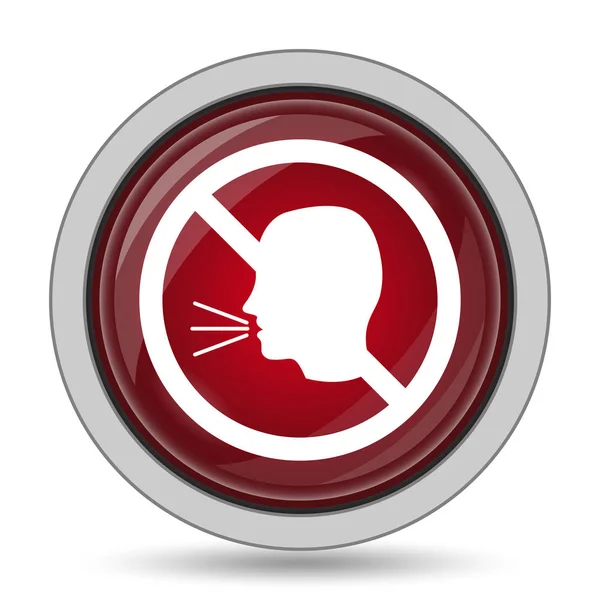 No talking icon — Stock Photo, Image