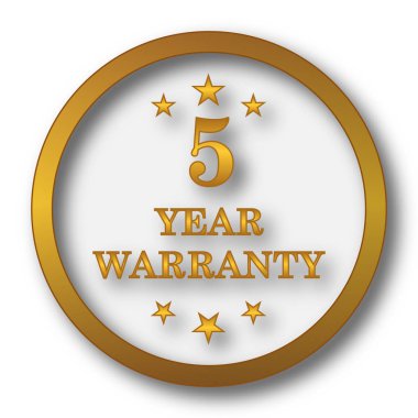 5 yıl garanti simgesi