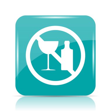 Alkol bir simge yoktur. Beyaz arka plan üzerinde Internet düğmesi