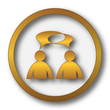 Yorumlar simgesi - kabarcıklar ile erkekler