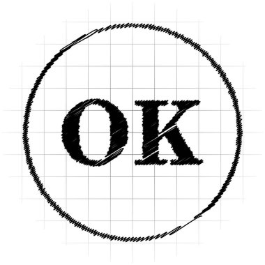 Simge tamam. Beyaz arka plan üzerinde Internet düğmesi