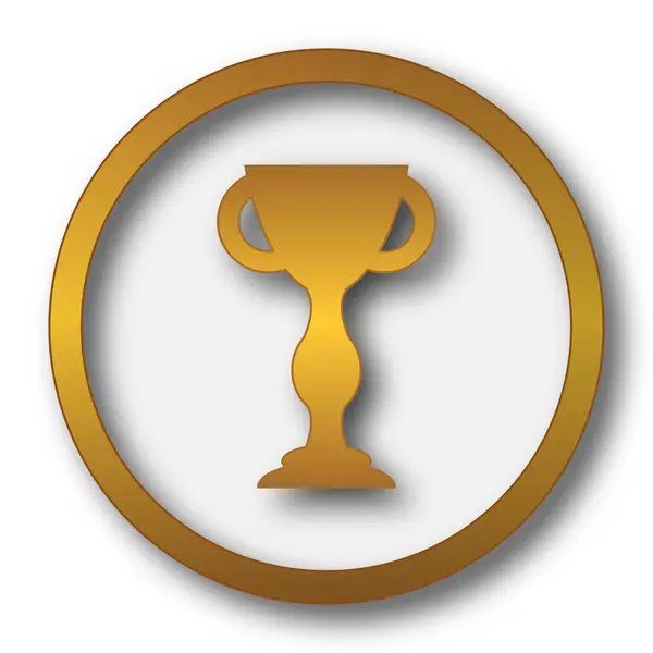 Winners Cup Icon Internet Button White Background — Stock Photo, Image