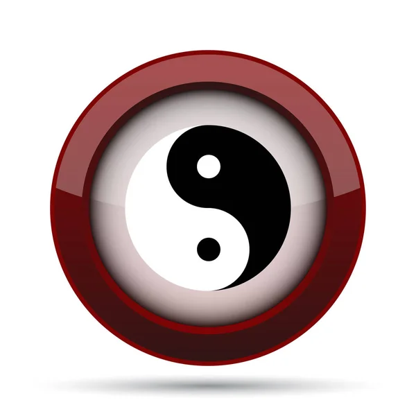 Ying yang ícone — Fotografia de Stock