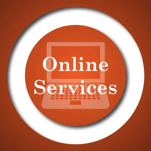 Icono de servicios online —  Fotos de Stock