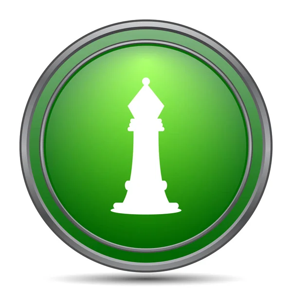 Chess Icon Internet Button White Background — Stock Photo, Image