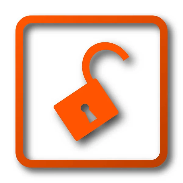 Open lock icon — Stock Photo, Image